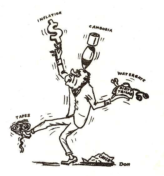 A POLITICAL CARTOON from a Committee of Resistance handbill.