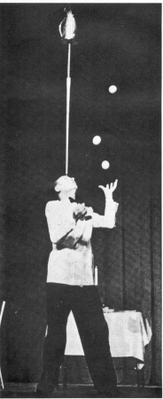 Adonos and his famous ball and teapot trick (From "4,000 Years of Juggling ")