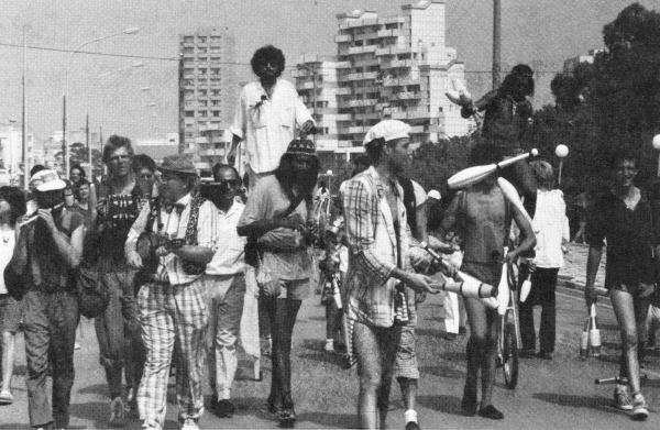 The parade in Gibraltar.