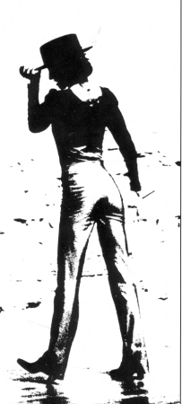 Nathalie Enterline - A shadowy dancer on stage.