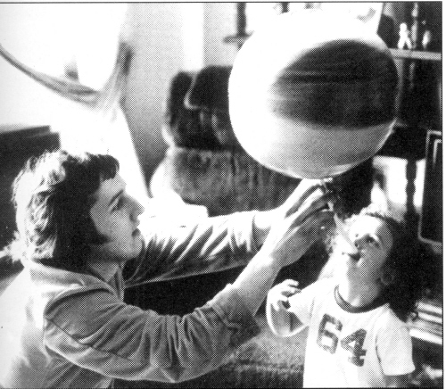 Learning the trade from her father as a young girl.