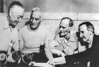 Horace Lorette "The Original Dancing Juggler," Gus Clark, Cal Kenyon and George Kenyan
