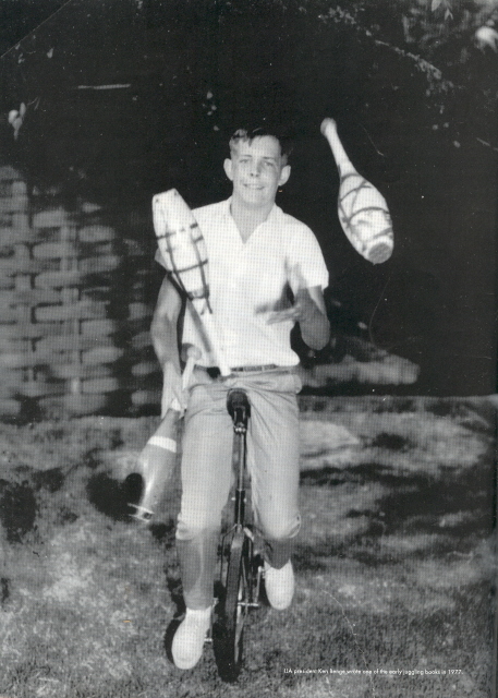 IJA president Ken Benge wrote one of the early jugging books in 1977.