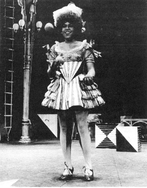 Terri White shows the basic cascade in "Barnum"