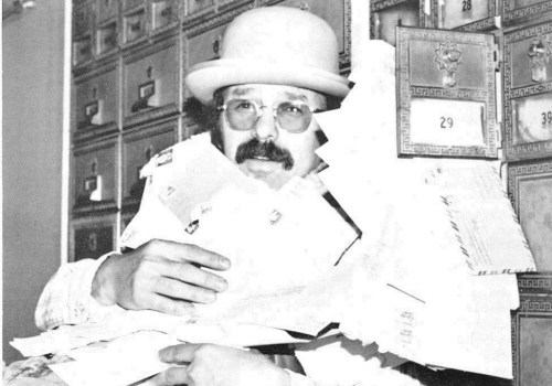 Rich Chamberlin loves to get mail!  Send him a letter today with your 1982 dues inside!