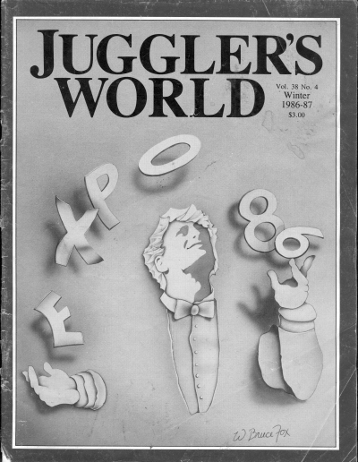 COVER: Airbrush illustration capturing the spirit of EXP086 by W. Bruce Fox, originally from Charlottesville, Va., who is now a freelance illustrator in Baltimore, Md. His favorite things to juggle are clients and fun.