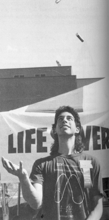 Life Saver juggling champ Jack Kalvan.