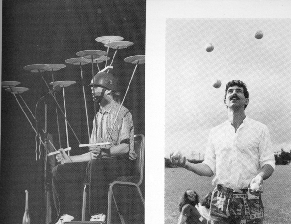 Elroy Bondo in the public show; David Marchant with 5 balls.