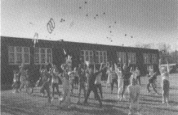 School's out for summer and it's a tossup to knwo who's happiest in Bob Hickman's Rockwell Roadrunners juggling class at the Rockwell Elementary School in Salisbury, NC.