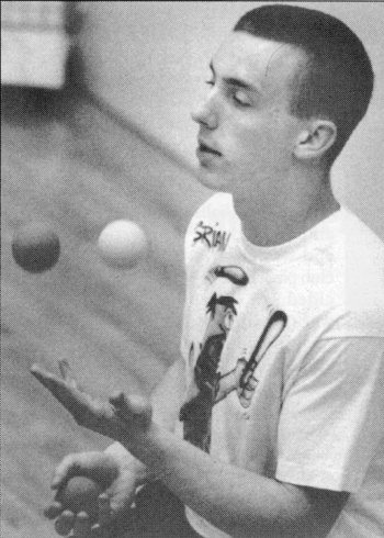 Brian Veth concentrating on the record at the 2:30 mark. (photo by Marc Holland)
