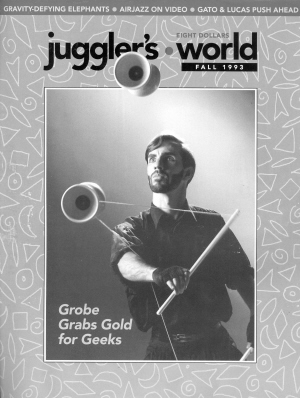 ON THE COVER:  Fritz Grobe wins the IJA gold with a fierce look and wicked diabolo routine.  (Photo by Kent Phillips)