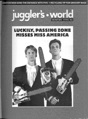 On the Cover:  (l-r) Jon Wee and Owen Morse are The Passing Zone.