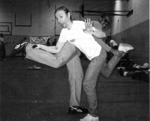 Super-Secret Handshake Dept.  Melonhead and Henry Radcliffe say hello in true Madison style (photo by thomasl)