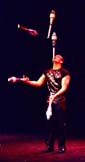 Jason Garfield on stage at the Montreal 2000 fest